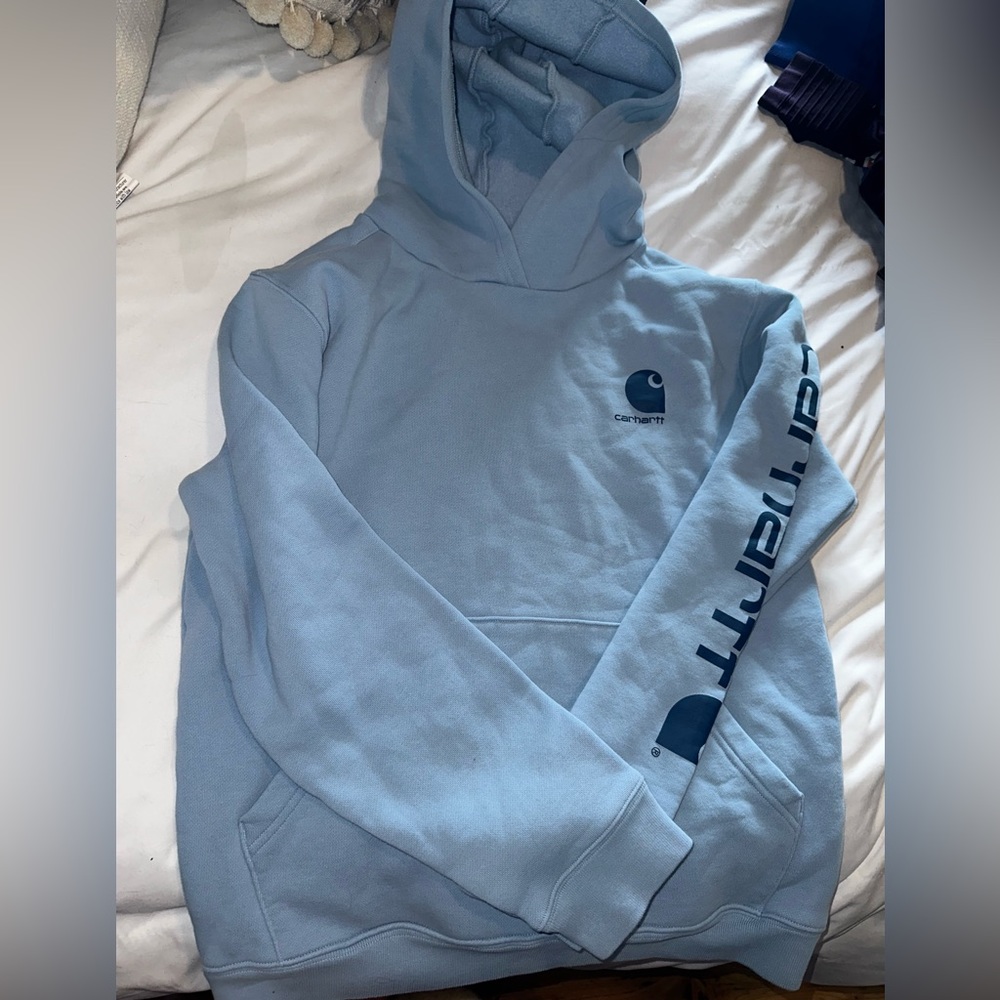 Carhartt hoodie . blue two toned